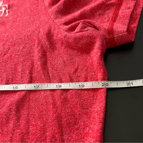 Abercrombie & Fitch Muscle T-Shirt Short Sleeve Big Moose Men's Red Size XL - Picture 6 of 7